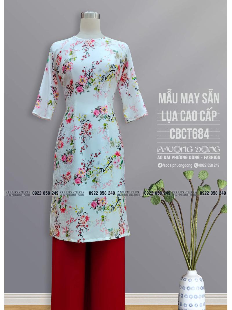 Áo Dài Cách Tân Lụa Cao Cấp CBCT684